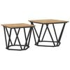 vidaXL Side Table Set 2 pcs Artisan Oak 50 x 50 x 40 cm