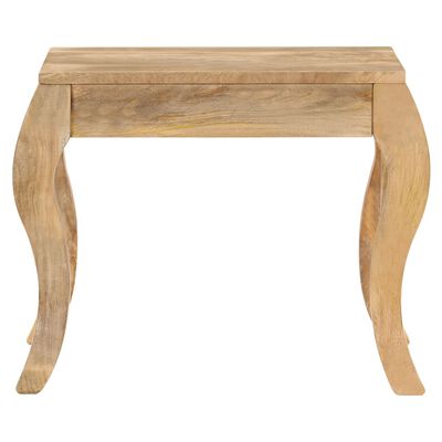 vidaXL End Table 45x45x40 cm Solid Mango Wood