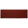 vidaXL Stair Mats Self-adhesive 30 pcs 65x21x4 cm Bordeaux Red Rectangular Edge