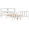 vidaXL Bed Frame without Mattress White 120x200 cm Solid Wood Pine