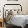 vidaXL Metal Replace Headboard Black 90 cm
