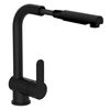 SCH&Uuml;TTE Kitchen Mixer Tap with Pull-out Spout LONDON Matte Black