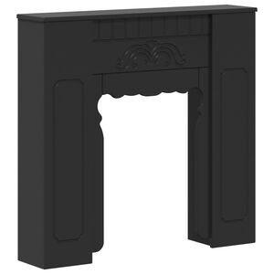 vidaXL Fireplace Surround Black 93 x 20 x 89 cm Engineered Wood