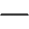 vidaXL Window Sill Black with Wood Grain 160 x 40 x 4.5 cm