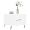 vidaXL Coffee Table White 50x50x40 cm Engineered Wood