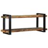 vidaXL Wall Shelf Multicolour Solid Wood Reclaimed