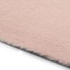 vidaXL Rug 120x160 cm Faux Rabbit Pelt Old Pink
