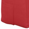 vidaXL Back Pillow Red 160 x 24 x 50 cm Fabric