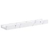 vidaXL Wall Shelf 4 pcs White Marble 40 x 9 x 3 cm Engineered Wood
