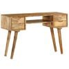 vidaXL Writing Desk Solid Mango Wood 115x47x76 cm