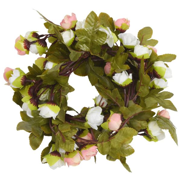 vidaXL Flower Garlands 6 pcs Champagne 215 cm