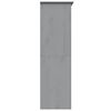 vidaXL Wardrobe BODO Grey 151.5x52x176.5 cm Solid Wood Pine