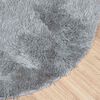 vidaXL Shaggy Rug High Pile NAVARRA Light Grey 100x100 cm Polyester