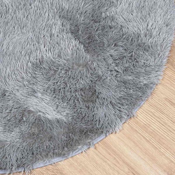 vidaXL Shaggy Rug High Pile NAVARRA Light Grey 100x100 cm Polyester