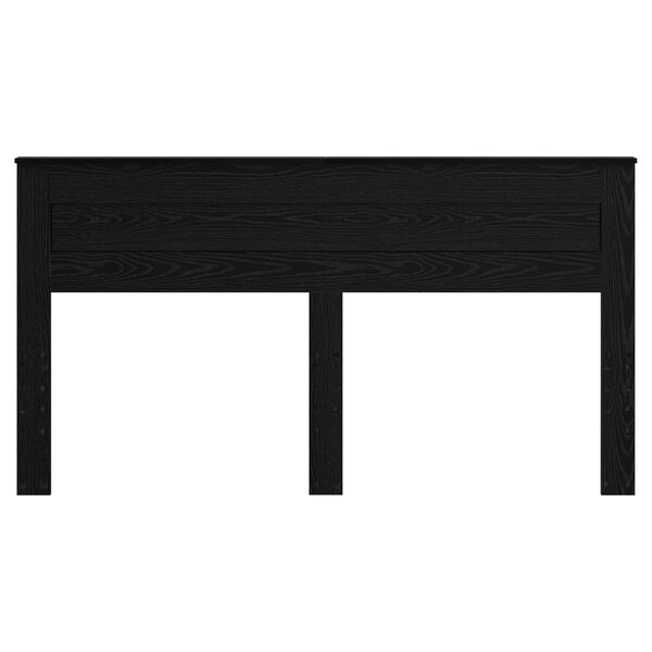 vidaXL Headboard Black Oak 200 cm Engineered wood