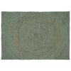 vidaXL Area Rugs Olive Green 140 x 200 cm Jute