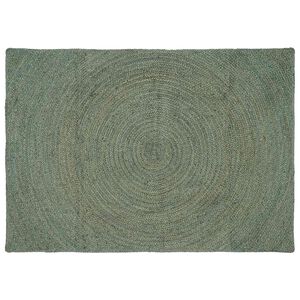 vidaXL Area Rugs Olive Green 140 x 200 cm Jute