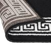 vidaXL Runner Rug BCF Black with Motif 80x300 cm