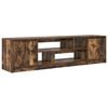 vidaXL TV Cabinet Smoked Oak 188.5x41x50 cm Engineered Wood
