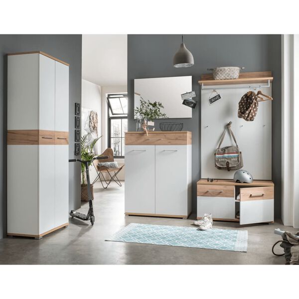 Germania Wardrobe GW-Topix White and Oak