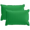 vidaXL Cushion Cover 2 pcs HOUTEN Green 50 x 75 cm Polyester
