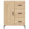 vidaXL Sideboard Sonoma Oak 69.5x34x90 cm Engineered Wood