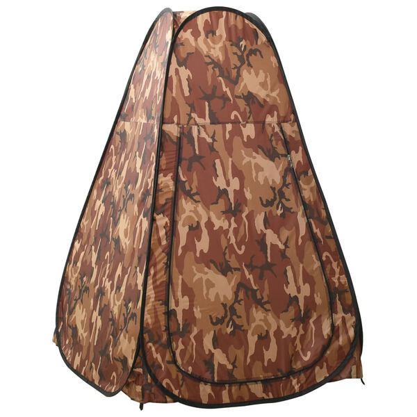 vidaXL Pop Up Shower Tent Camouflage