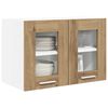 vidaXL Hanging Cabinet Riga 2 pcs Artisan Oak 60 x 31 x 40 cm