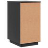 vidaXL Desk Cabinet Black 40x50x75 cm Solid Wood Pine