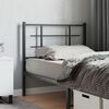 vidaXL Metal Replace Headboard Black 100 cm