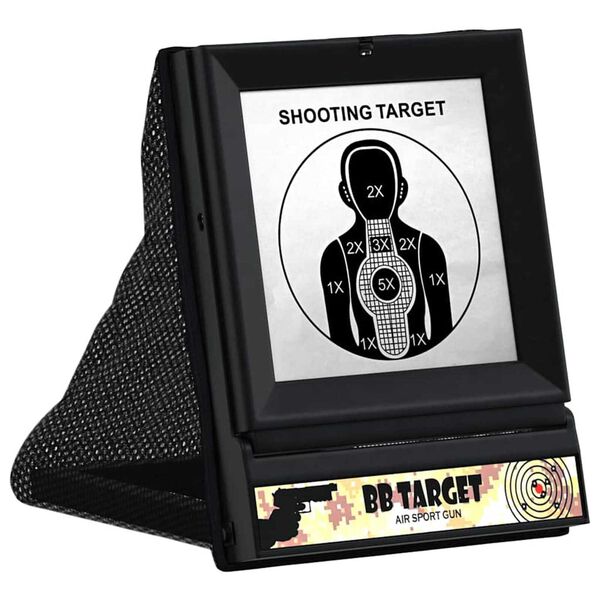 vidaXL Airsoft Target Black 19 x 26 x 25 cm Plastic