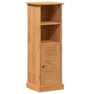 vidaXL Bathroom Cabinet VIGO Brown and Honey Brown 37 x 34 x 110 cm