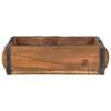 vidaXL Tray 4 pcs Brown 29 x 31 x 10 cm Solid Reclaim Wood