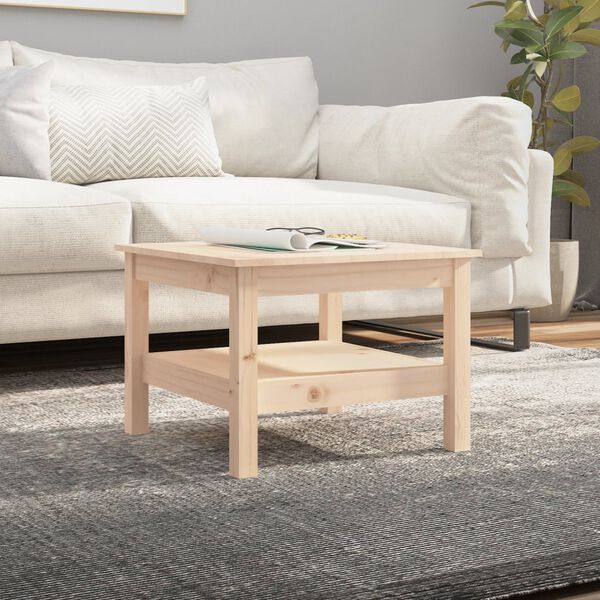 vidaXL Coffee Table 55x55x40 cm Solid Wood Pine