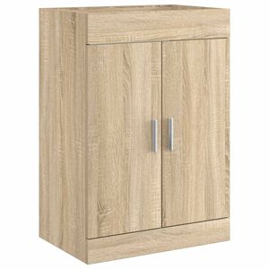 vidaXL Bathroom Under Sink Cabinet Sonoma Oak 56 x 37.5 x 81 cm