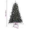 vidaXL Artificial Christmas Tree with 150 LEDs with Stand Green 120 cm