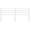vidaXL Metal Headboard White 180 cm