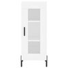 vidaXL Highboard White 34.5x34x180 cm Engineered Wood