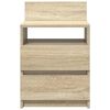 vidaXL Bedside Cabinets 2 pcs with 2 Drawers Sonoma Oak 40x33x60 cm