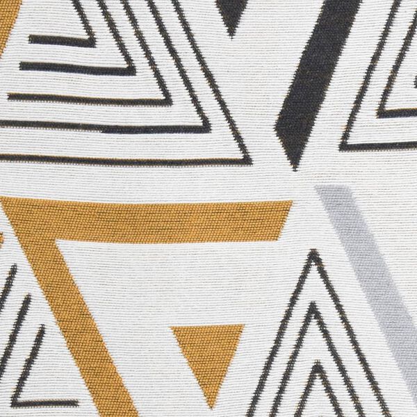 vidaXL Rug Yellow and Grey 80x150 cm Cotton