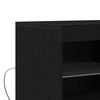 vidaXL LED Sideboard Black 81 x 37 x 66.5 cm Engineered Wood
