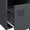 vidaXL Bedside Cabinets&nbsp;2 pcs Anthracite 35x39x43.5 cm Steel
