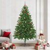 vidaXL Christmas Tree with 300 LEDs with Stand Green 210 cm PE