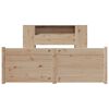 vidaXL Bookcase Bed without Mattress 140x200cm Solid Wood Pine