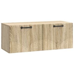 vidaXL Wall-Mounted TV Cabinet Sonoma Oak 78.5 x 31 x 30 cm