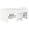 vidaXL Kids'High Bed Frame White 80 x 160 cm Engineered Wood