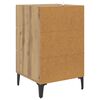 vidaXL Bedside Cabinet Artisan Oak 40 x 40.5 x 66 cm Engineered Wood