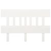vidaXL Bed Headboard White 143.5x3x81 cm Solid Wood Pine