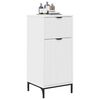 vidaXL Bathroom Cabinet with Drawer with Door White 39.5 x 36 x 88 cm