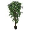 vidaXL Artificial Mango Tree 1050 Leaves 200 cm Green